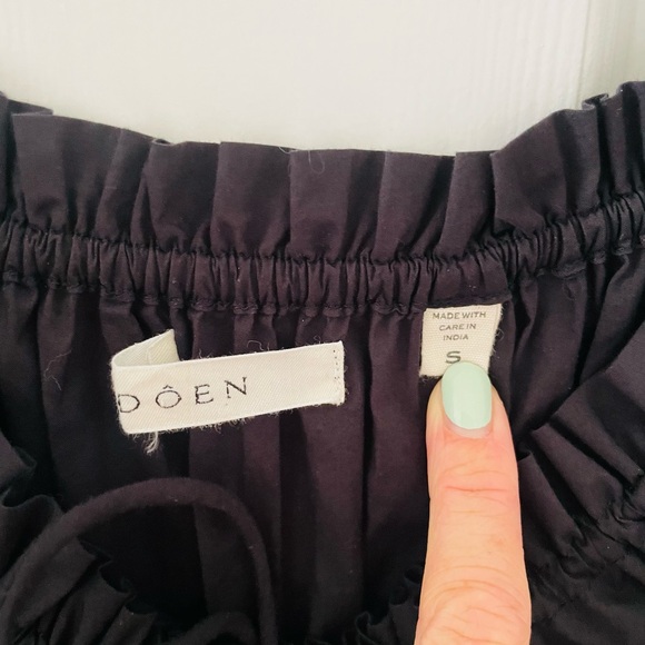 SOLD! Ischia Dress in 100% organic cotton - Picture 4 of 5